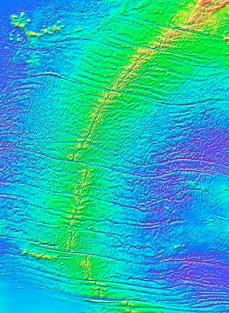The-topography-of-the-Atlantic-Ocean-sea-floor